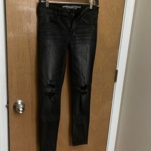 American Eagle Black Wms jegging jeans